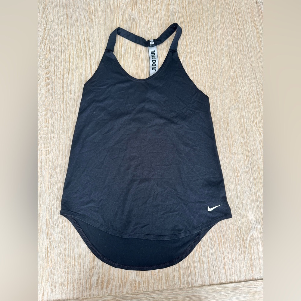 Nike Women’s Dry-Fit Black Racerback Tank Top